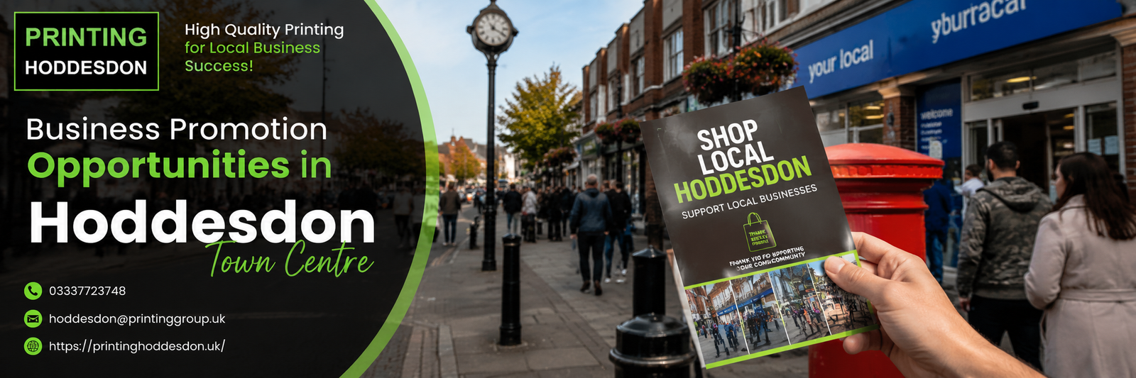 Business Promotion Opportunities in Hoddesdon Town Centre