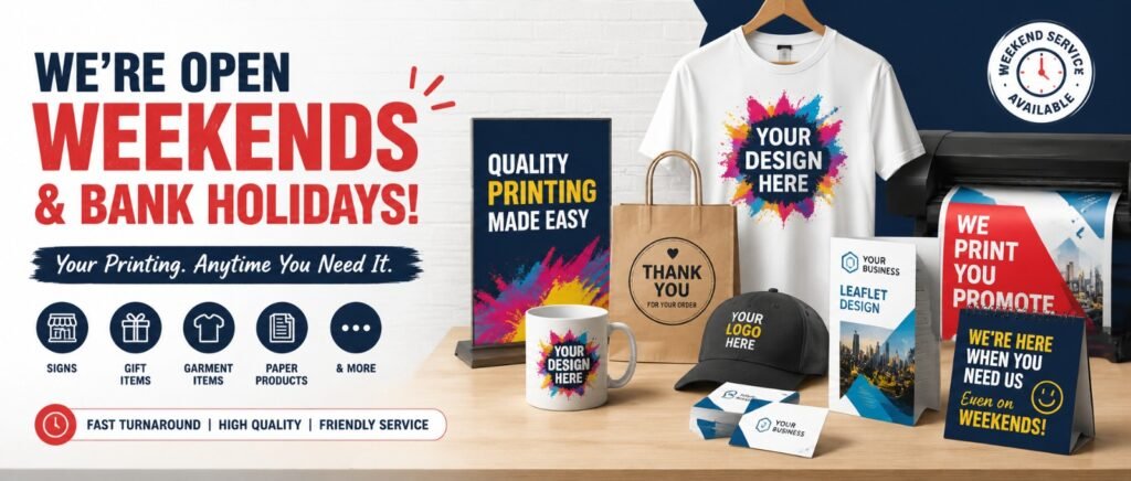 Weekend Printing Service Hoddesdon